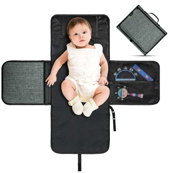 baby-diaper-changing-mat-2-pockets-for-wipes-and-pampers-waterproof-foldable-washable-sheet-portable-diaper-changing-pad-each